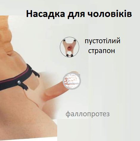 Страпон порожній для чоловіків з кільцем для мошонки, Чорний фалоімітатор насадка, Інтимні іграшки С 301 фото